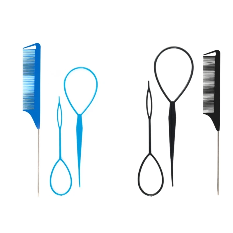 3 unids/set herramienta trenzado francés bucle hacer peinados bandas elásticas para cabello removedor Dropshipping