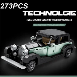 273PCS 8 LITER Classic Car Building Block Creative City Vehicle Diy Car Model Bricks Desktop Display Toys For Kids Holiday Gifts