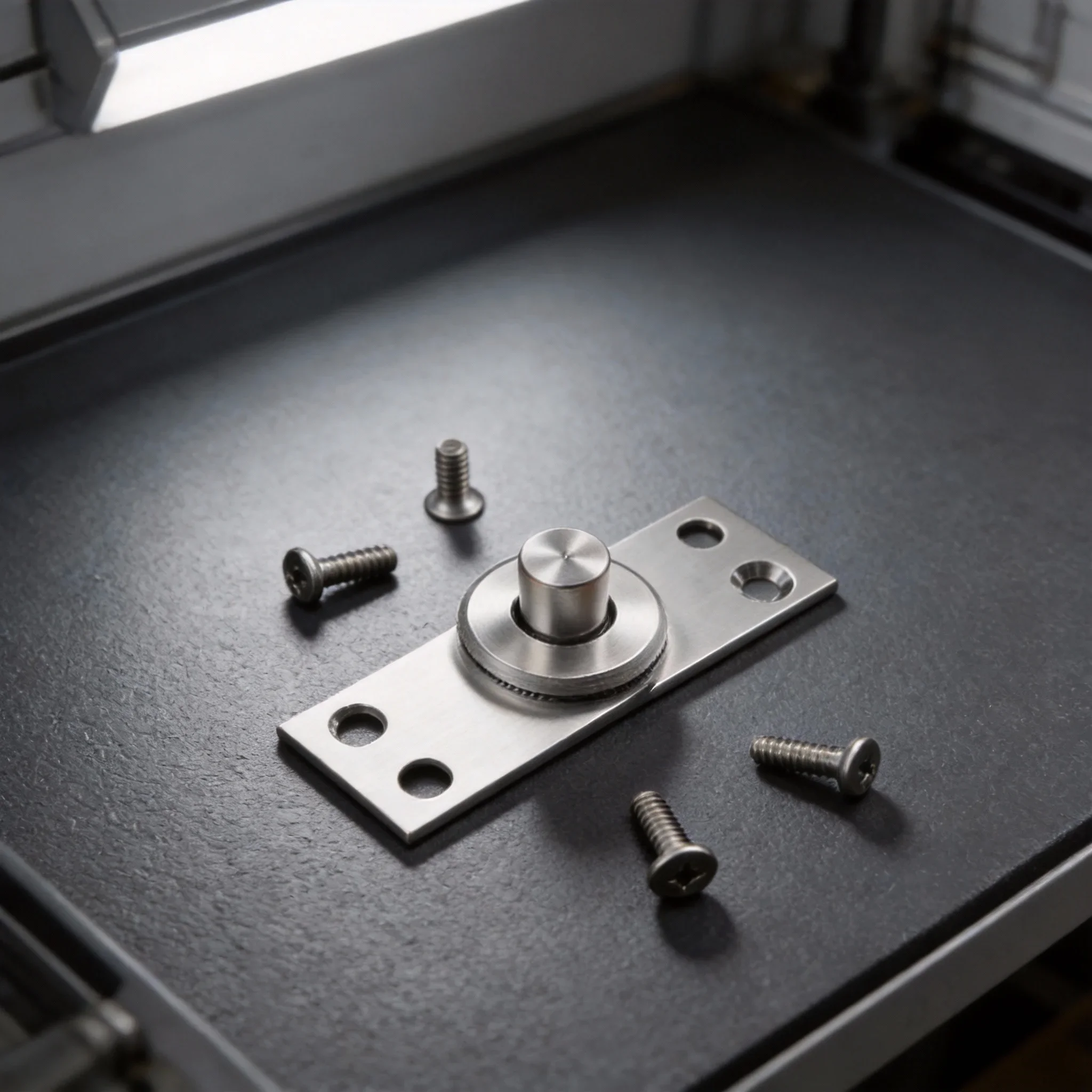 Stainless Steel Heavy Duty 360° Smooth Rotation Hinge Concealing Up Down Shaft For Cabinets/concealed Doors/creative Partitions