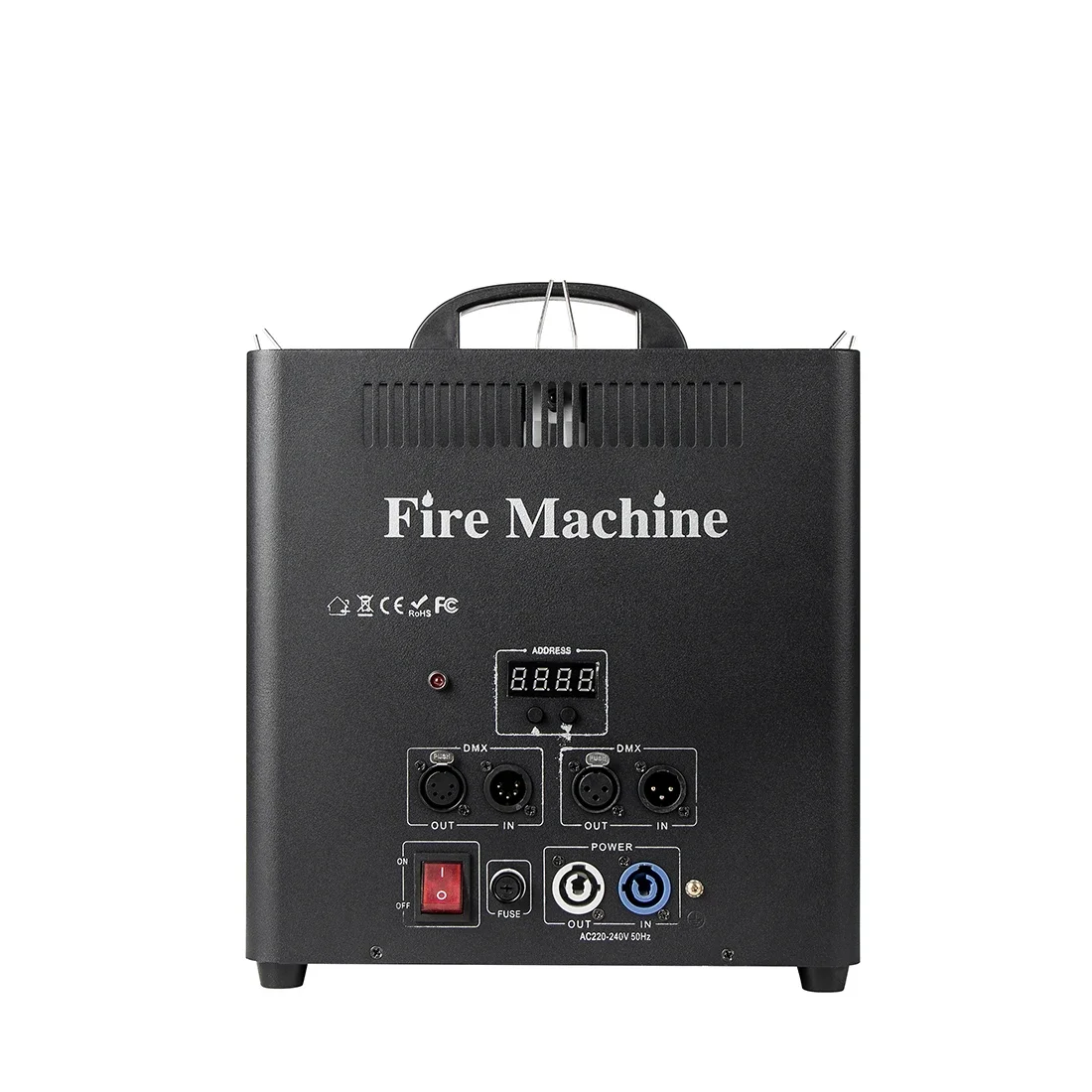 MOKA SFX Stage Triple Flame Projector Dmx Fire Machine Outdoor Dj Jet Flame Machine 5 Dmx Chs High Quality Valve Lcd Display