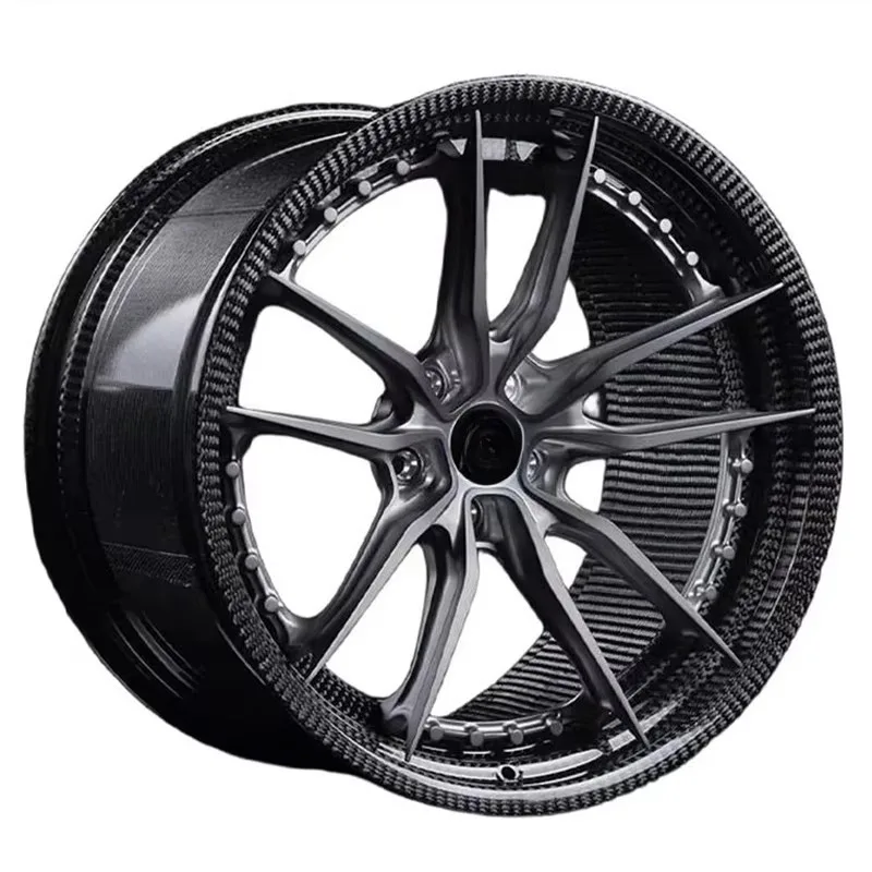 Carbon Fiber Forged Wheels 19 20 21 Inch 5x112 5x120 5x114.3 for BMW Mercedes Audi Porsche Lexus Toyota Honda Nissan Subaru