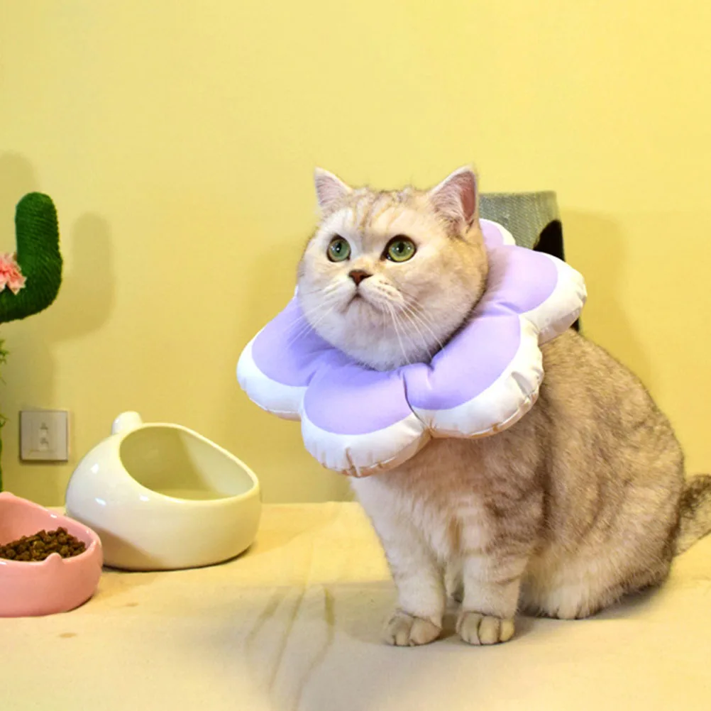 

Pet Neck Ring Anti-Scratch Recovery Collar Purple Durable Protective For Cat Dog Use Pet Supplies Collar Dog Anti-Bite Neck Ring
