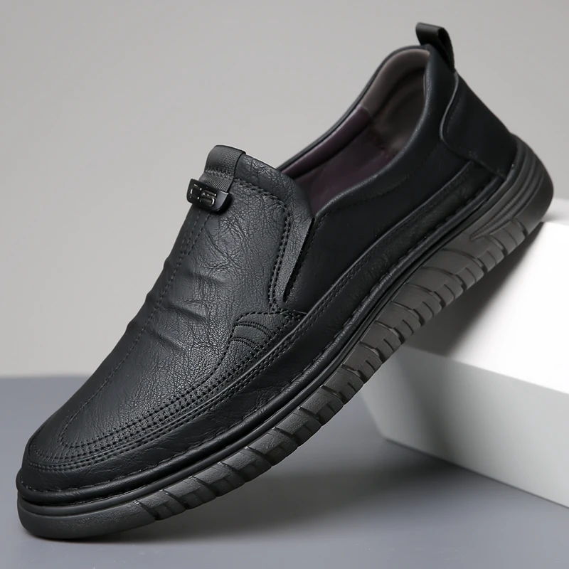 Men's Slip On Loafers for Casual Daily Wear, Lightweight Comfortable Shoes with Flexible Sole and Breathable Upper, Perfect for