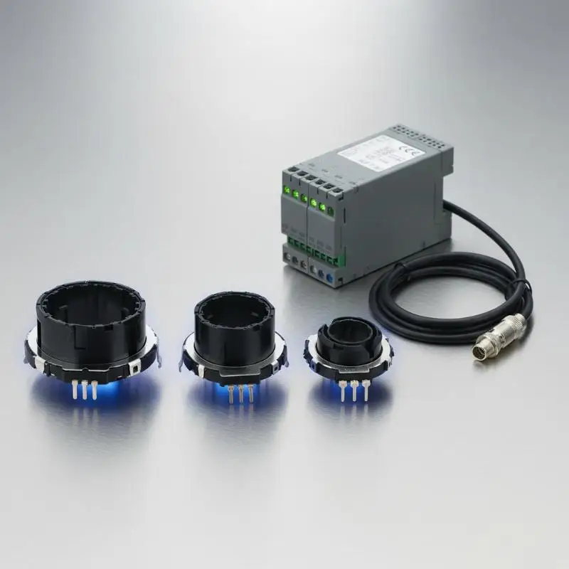 User-Friendly EC25 EC28 EC35 Hollow Encoder Offering 360-Degree Rotation and 15-Pulse Position Sensor for Versatile Equipment