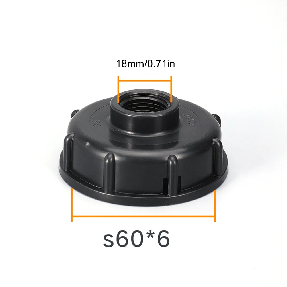 IBC Tank Adapter Fuel Tank Fitting S60x6 Thread Cap 24/30mm To 1\