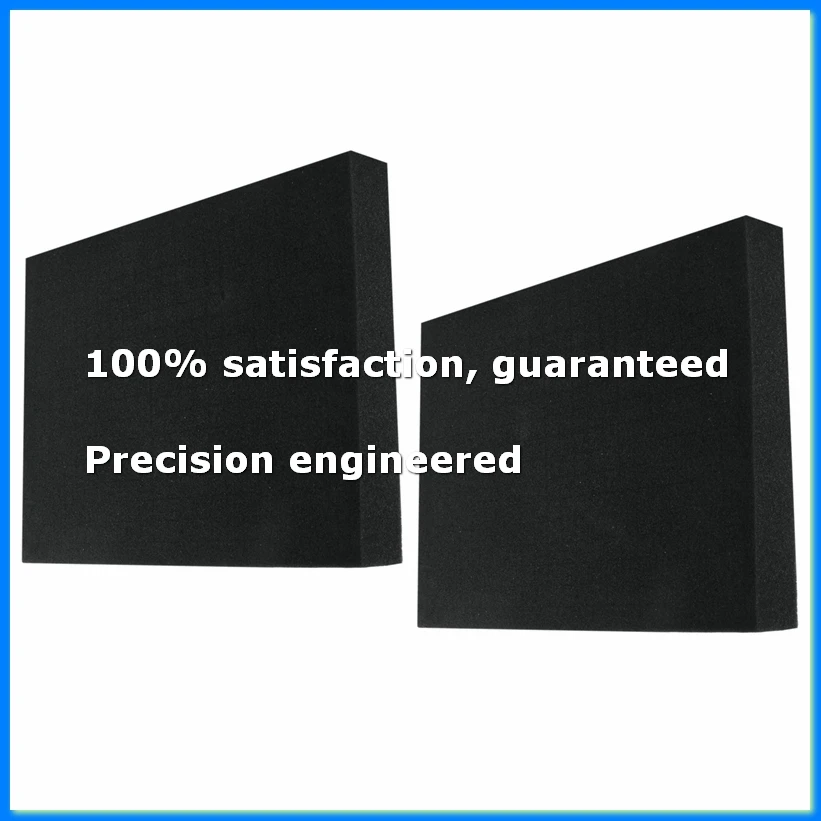 Lot de 2 mousse de protection découpée sur mesure pour boîte à outils, haute densité 350x250x40mm-A73M