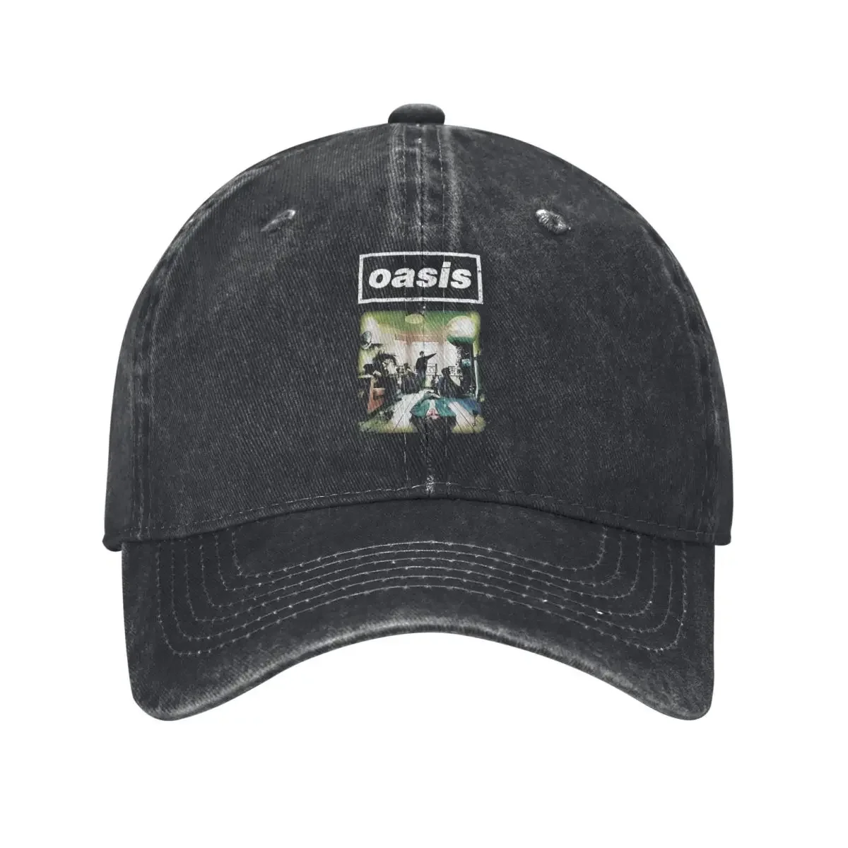 Oasised 90s Music Pop Rock Baseball Cap Vintage Distressed Washed Headwear Men Women Outdoor Activities Gift Hats 