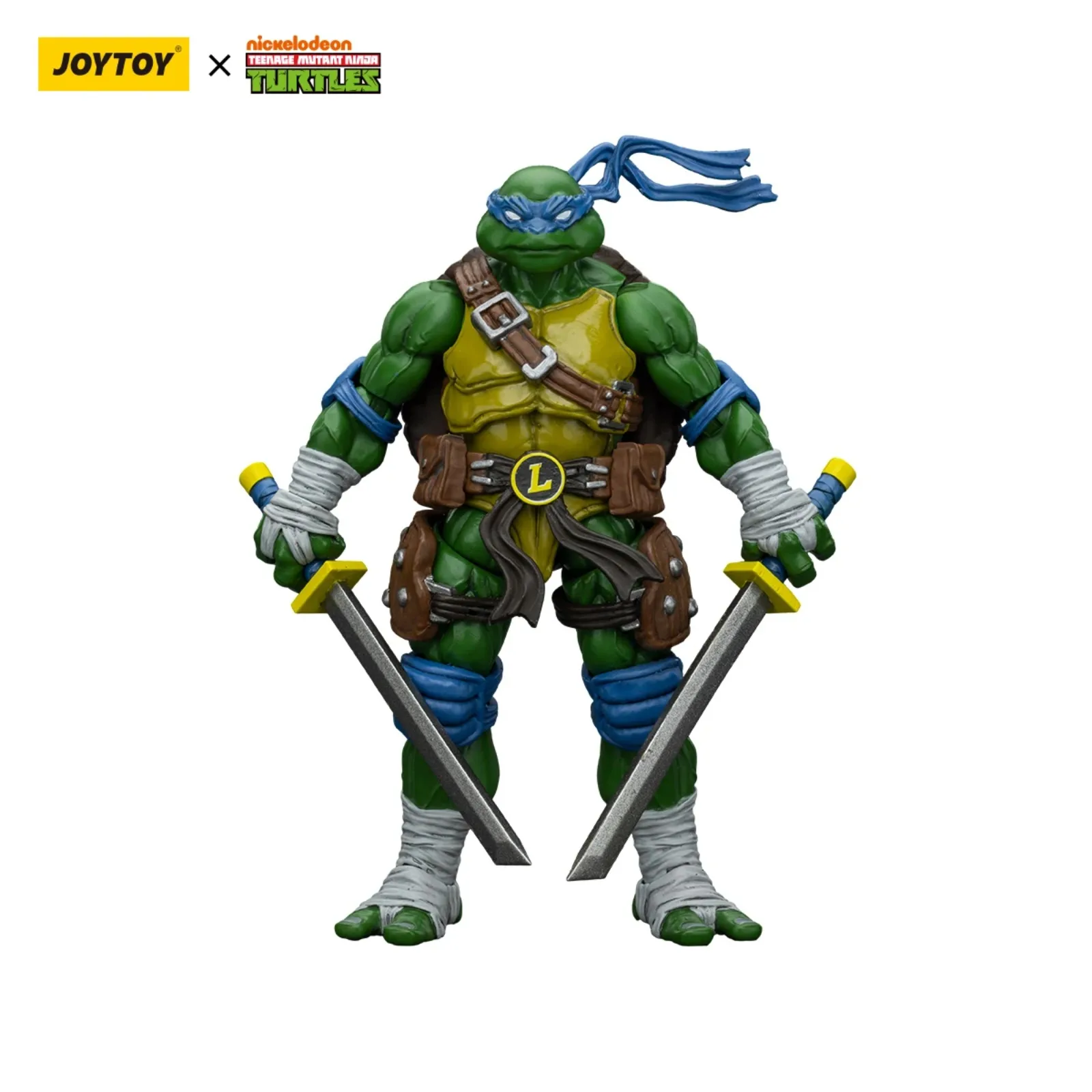 JOYTOY TMNT Zestaw figurek akcji w skali 1/18 Michelangelo/Donatello Model wojskowy anime