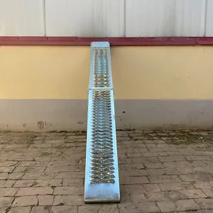 منحدر تسلق السيارة القابل للطي لنقل الشاحنات ، التحميل والتفريغ الممتد ، إطار المقطورة ، منحدر الخطوة أعلى 8 مبيعات منحدر على الرصيف - رقم 3