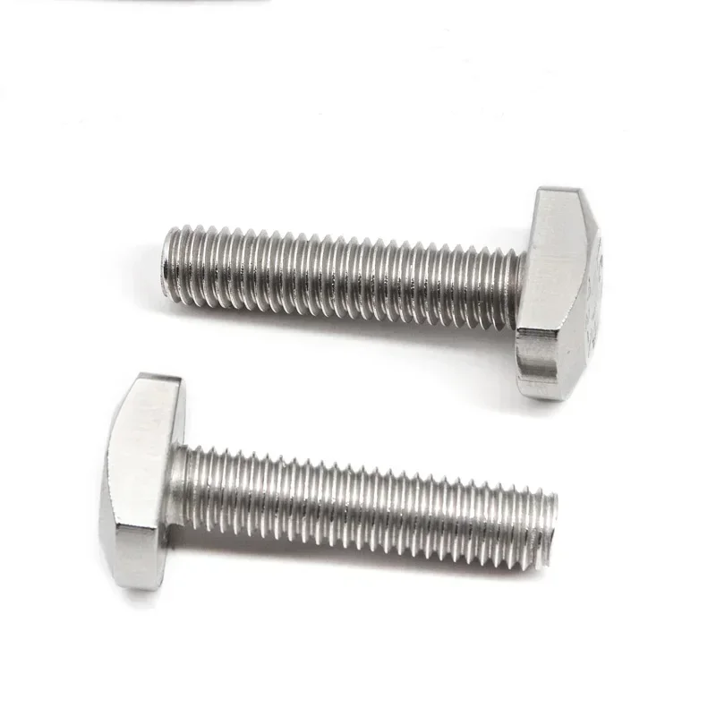 

IQYPoAWR 1pcs M10 stainless steel T-type screw plate screws home decoration bolts 70mm-12mm length