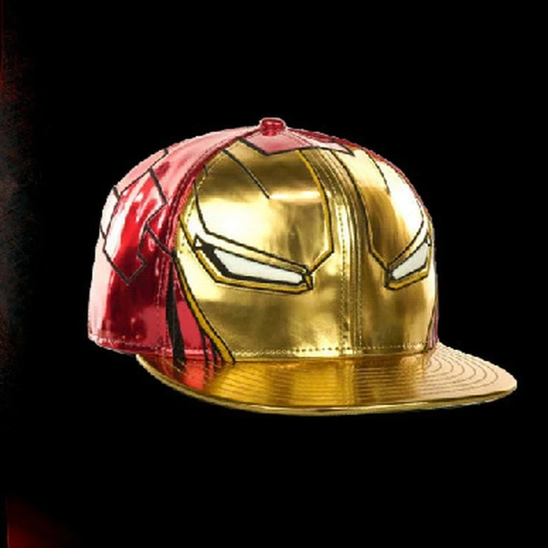 Chapeau de Baseball à Bords Plats pour Homme, Style Hip Hop Coréen, Iron Man, Chimme, Street Dance, Dessin Animé, Carillon Personnalisé, Protection Solaire