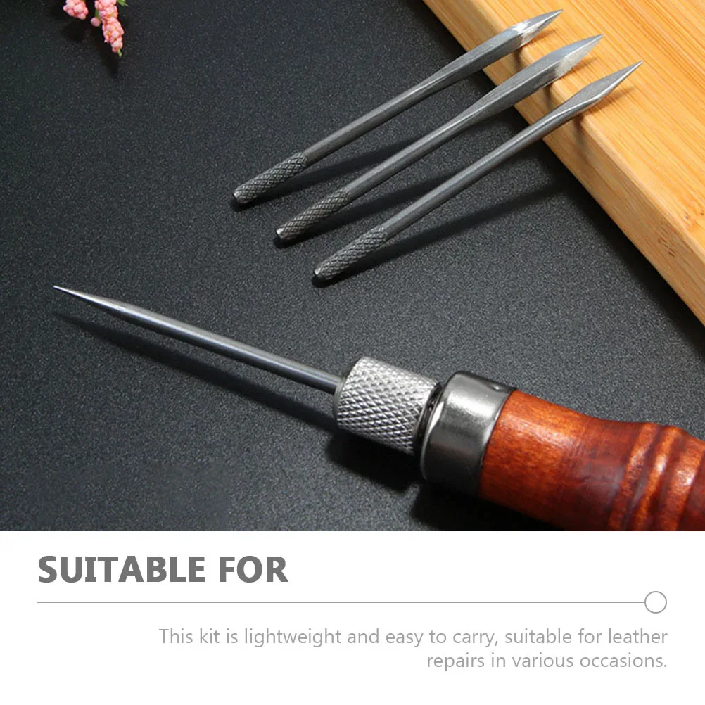 

1Set Awl Kit Manual Tools for DIY Projects Home Repair Craft Supplies Easy Carry Beginner Friendly Awl