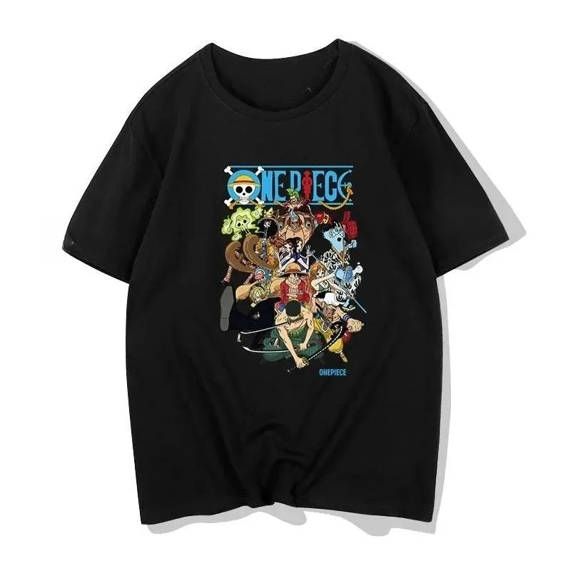 

Bandai Genuine Authorized ONE PIECE Short-sleeved Nautical King Joint Printed T-shirt Men's and Women's Short-sleeved Tops