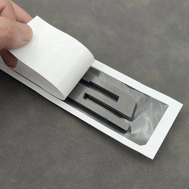 ثلاثية الأبعاد ABS لامعة الأسود سيارة الخلفي الجذع شارة مائي رسائل ملصق شعار X5 شعار لسيارات BMW X5 E70 E53 F15 G05 اكسسوارات #2