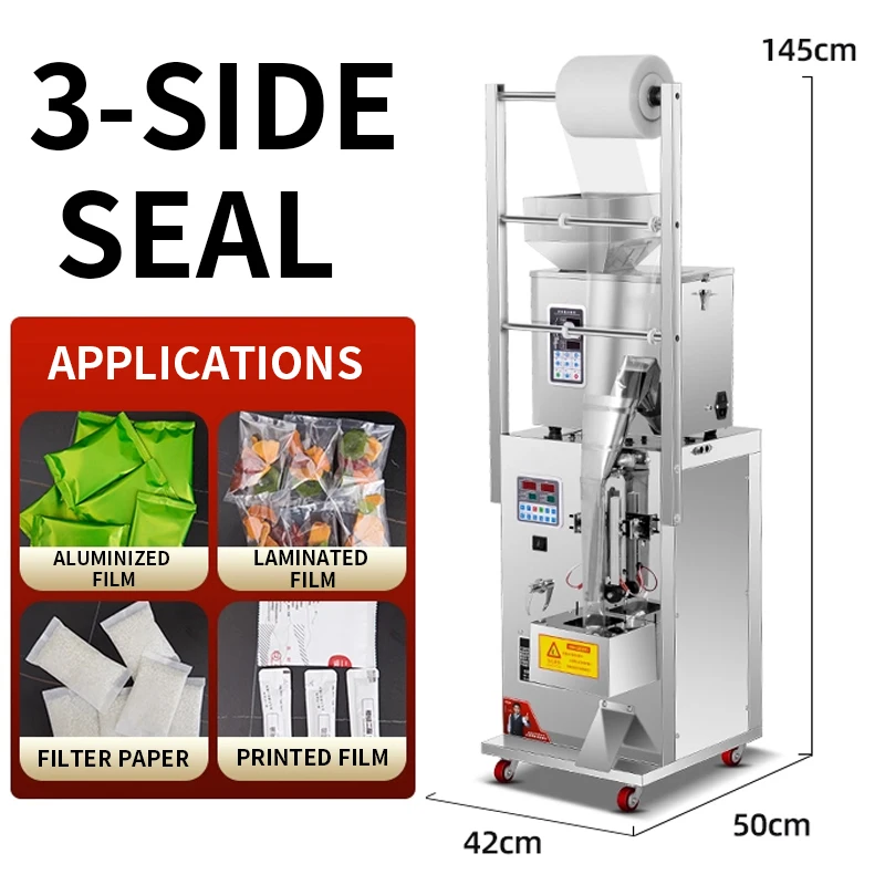 

Fully automatic all-in-one weighing and quantitative packaging machine for grains, medicinal materials, plastic granules, powder