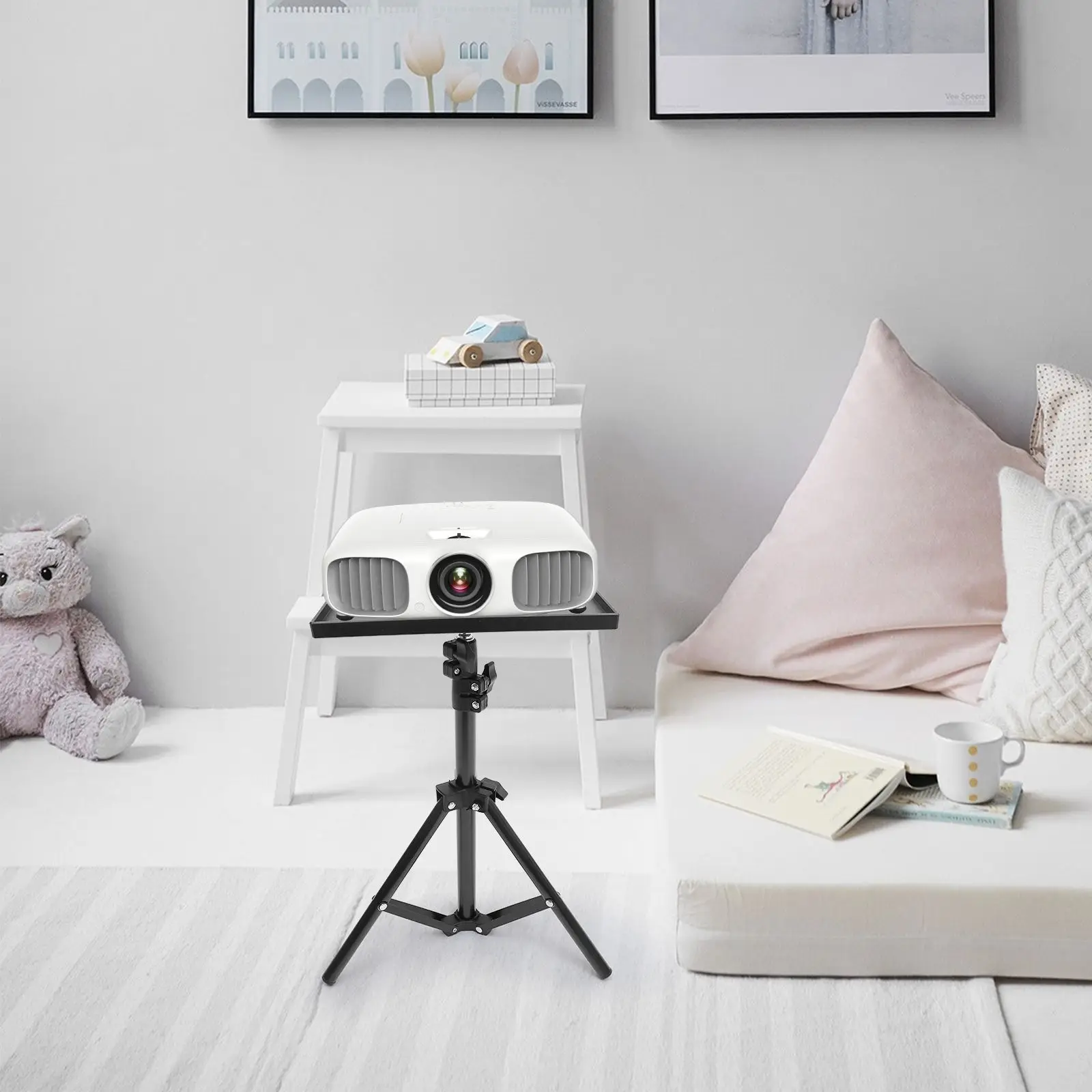 Projector Bracket Rear Speaker Stand for Speakers Book Adjustable Mount Tall Tripod Floor Holder
