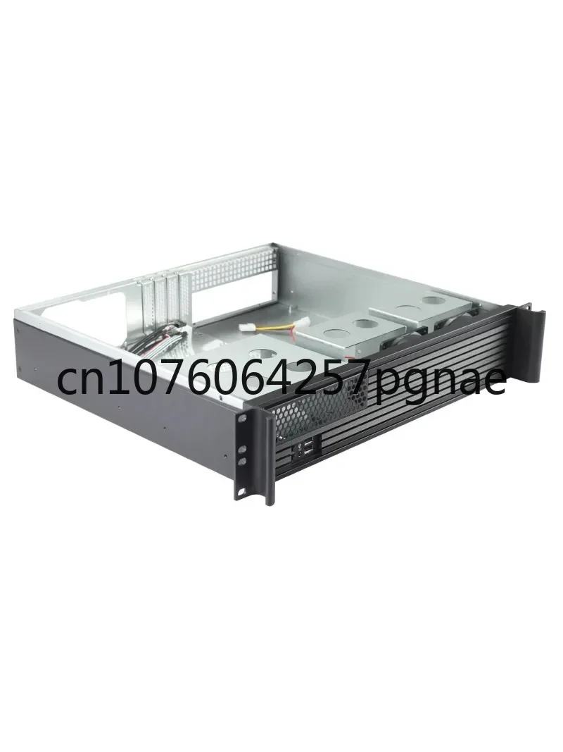 2U Rack Mount Server Case with 5.25 Inch CD Chassis Compact Server Case MATX MB Support