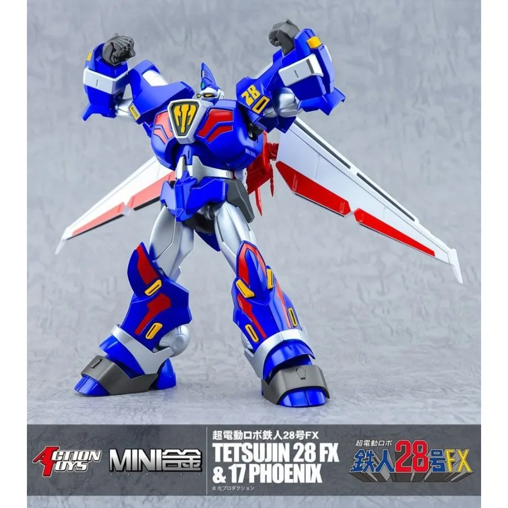Brinquedos de ação MINI liga super robô elétrico Homem de ferro Tetsujin 28 FX 17 PHOENIX Phoenix