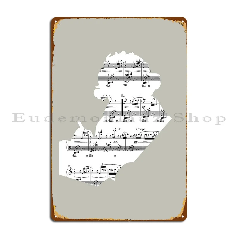 Beethoven Metal Sign Personalized Cinema Customize Vintage Club Tin Sign Poster