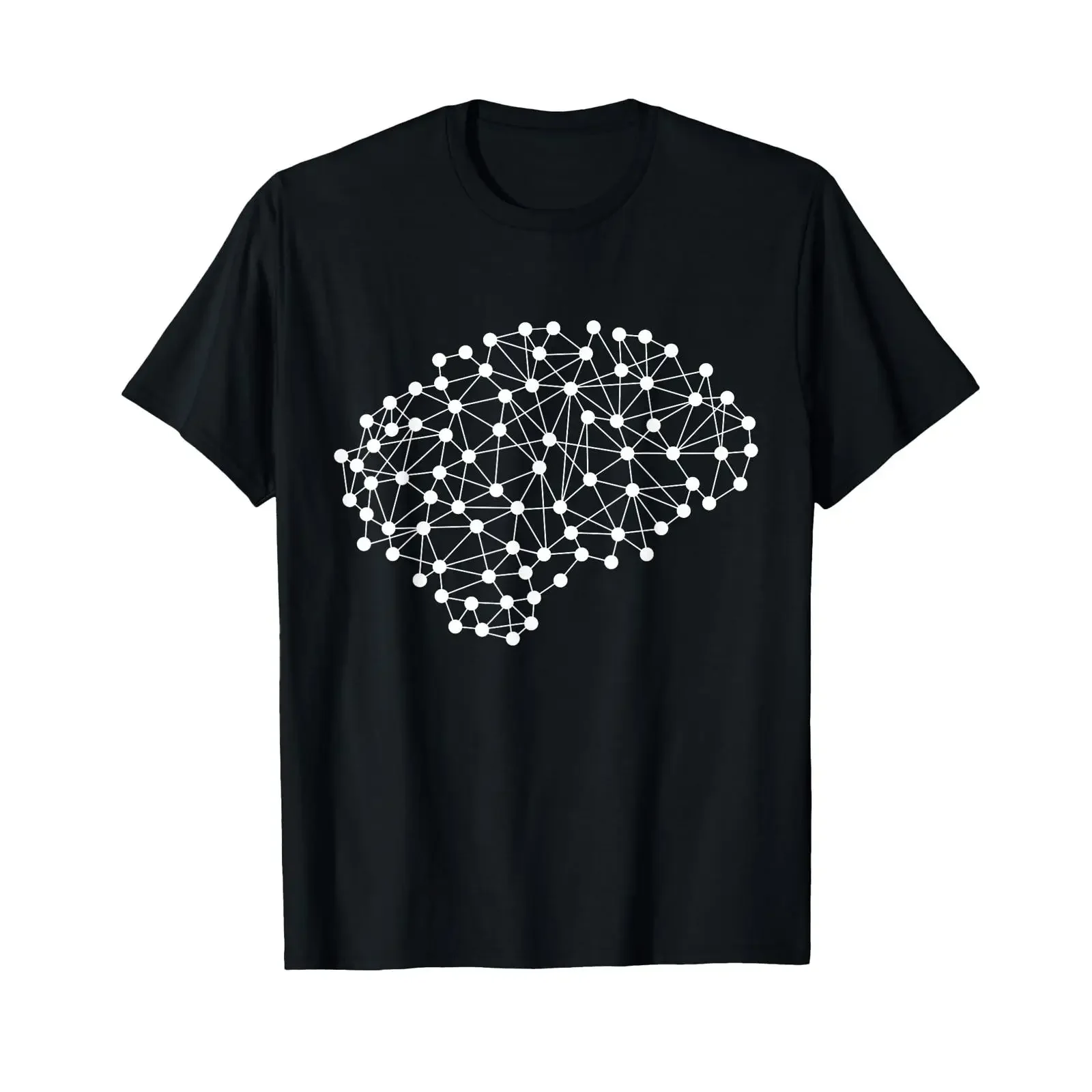 Deep Learning Idea Neural Artificial Intelligence T Shirt vintage Washed designer clothes Breathable Top For Everyday Wear