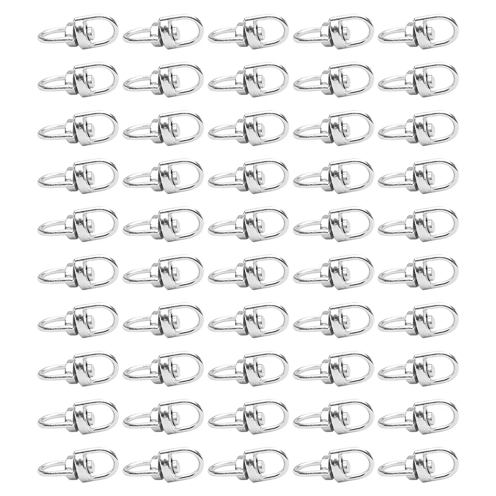 100 قطعة خطاطيف تعليق الزناد الدوارة خالية من الرصاص سبائك الزنك مشبك كليب للنسيج الكلب DIY بها بنفسك الملحقات