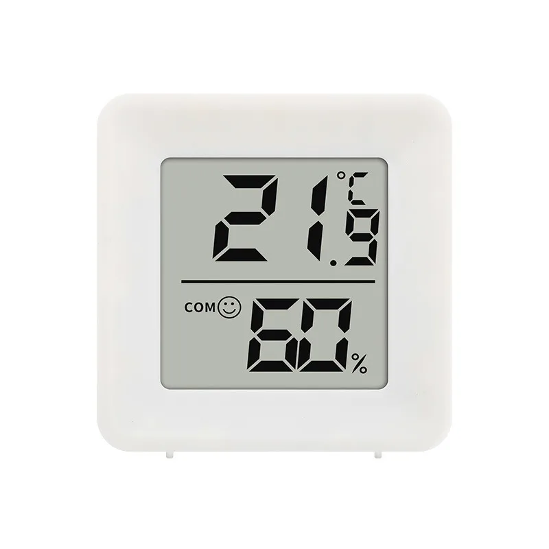 1/9PCS Temperatuurmeter voor kamer Mini digitale thermometer Hygrometer met wandmontagesensor LCD-scherm voor thuisgebruik