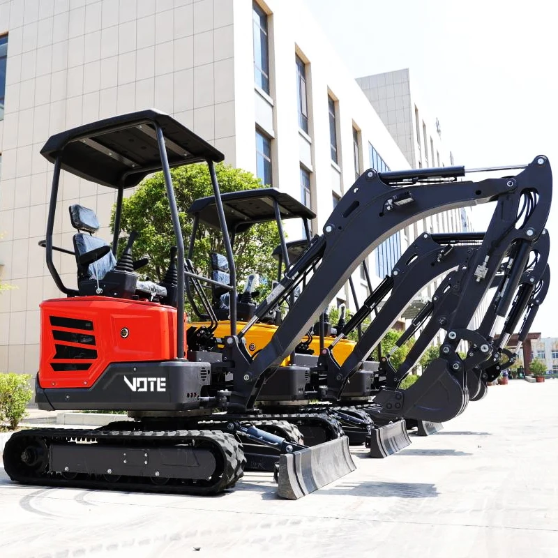 EbMini Bagger-Petit moteur diesel multifonctionnel, petite pelleteuse, escavadora, fabrication en usine chinoise, livraison gratuite