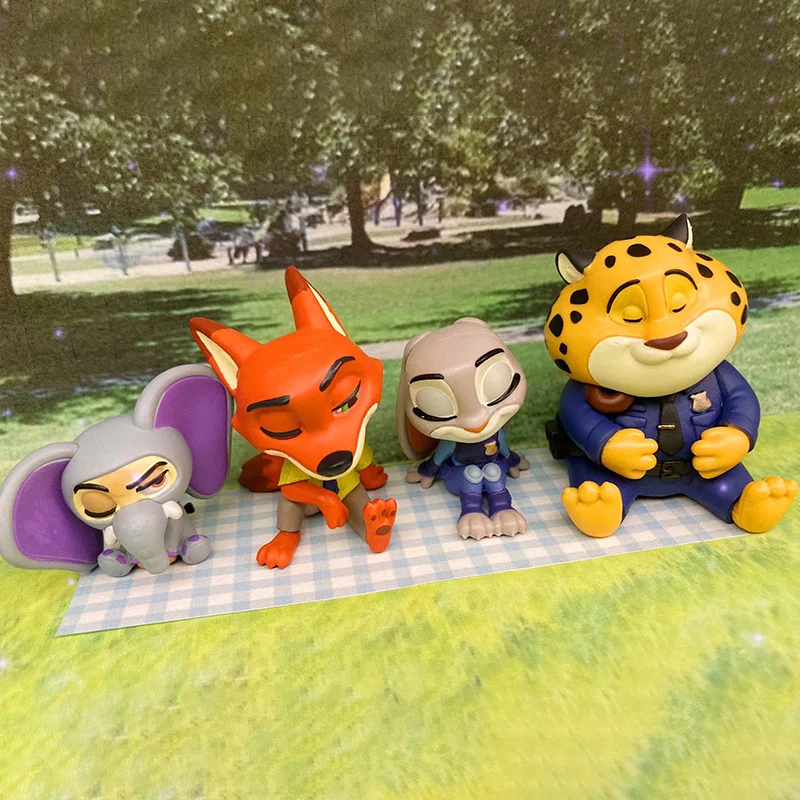 

Zootopia Anime Figure Judy Nick Benjamin Finnick Shoulder To Shoulder Style Action Figure Kids Toys Boys And Girls Birthday Gift