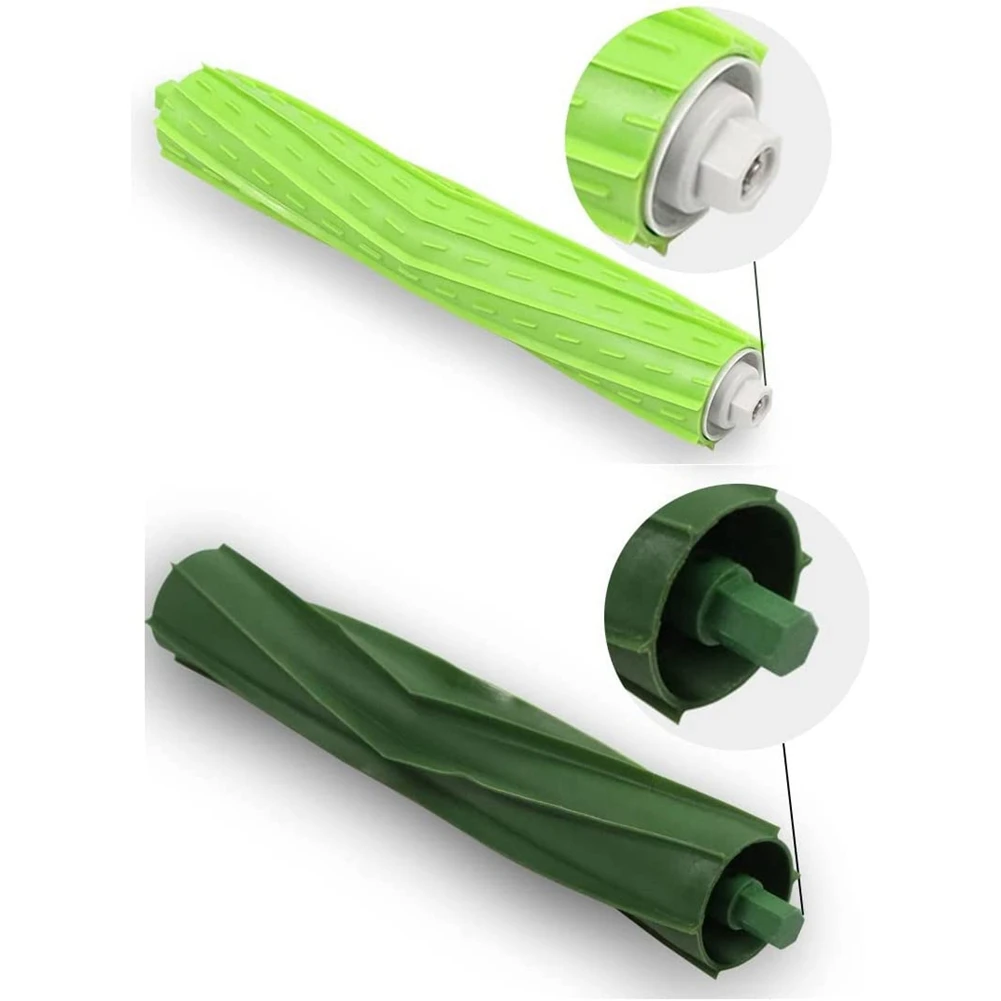 2 ชุดเปลี่ยนแปรงลูกกลิ้งยางสําหรับ IRobot Roomba I3 I3 + I6 + I7 I7 + I8 + Plus E5 E6 E7 อะไหล่เครื่องดูดฝุ่น