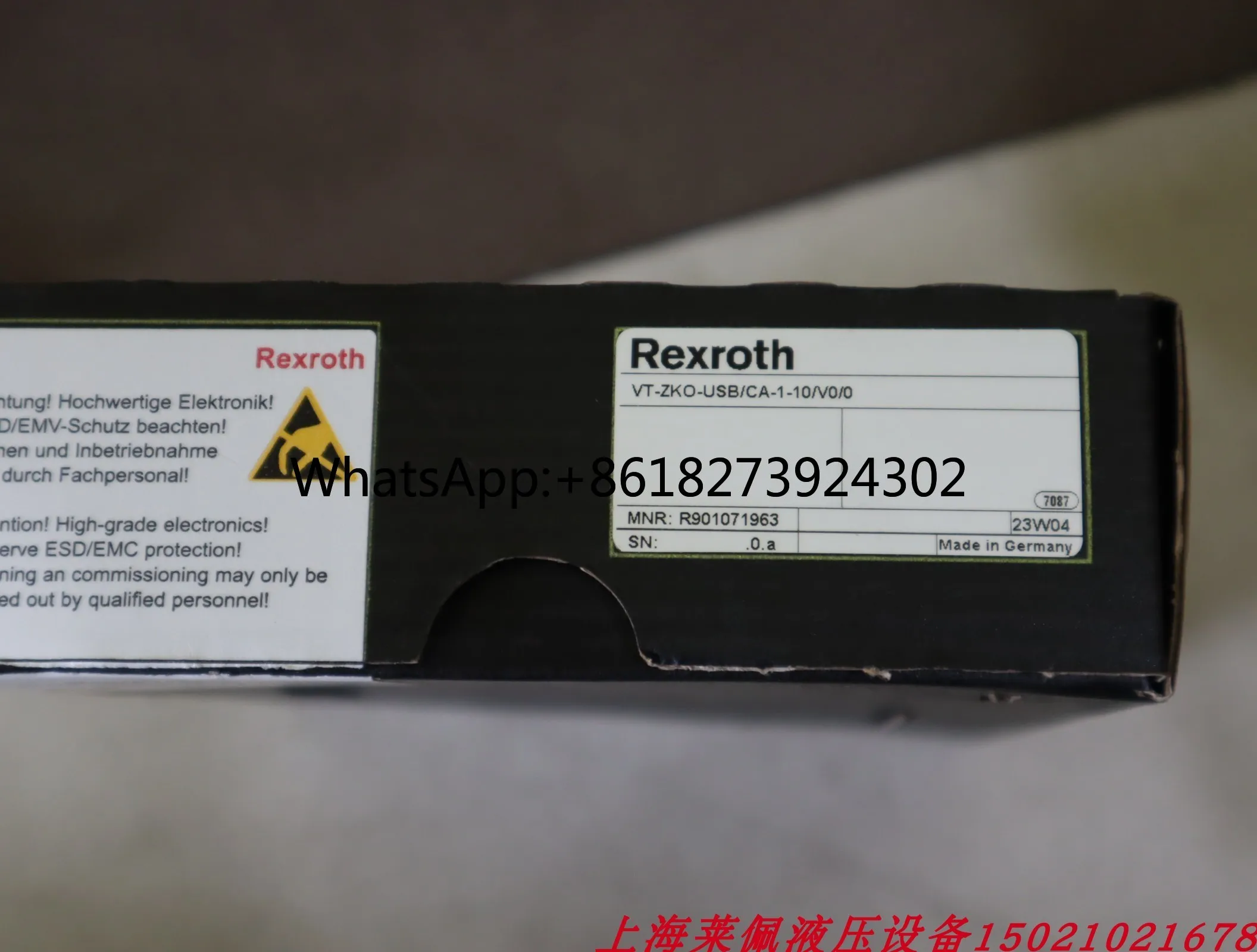 

VT-ZKO-USB/CA-1-1X/V0/0 R901071963 Germany Rexroth REXROTH Cable Interface