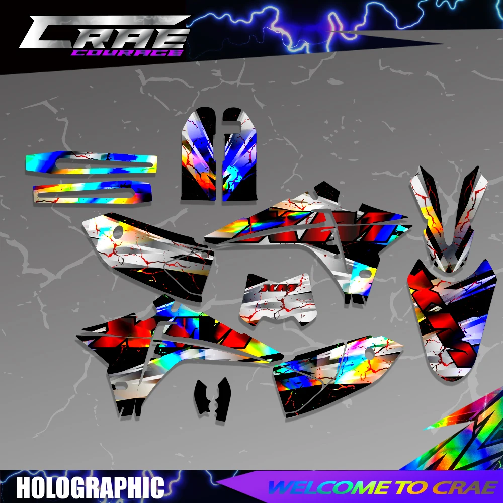 

For Fantic XM50 XM 50 XMF125 XMF 125 2023 2024 Full Graphics Decals Stickers Motorcycle Background