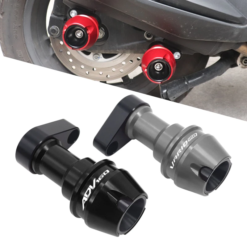 Motorcycle Accessories Front Rear Wheel Axle Fork Crash Sliders Fall Protection for Honda VARIO160 ADV160 ADV 160 VARIO 160