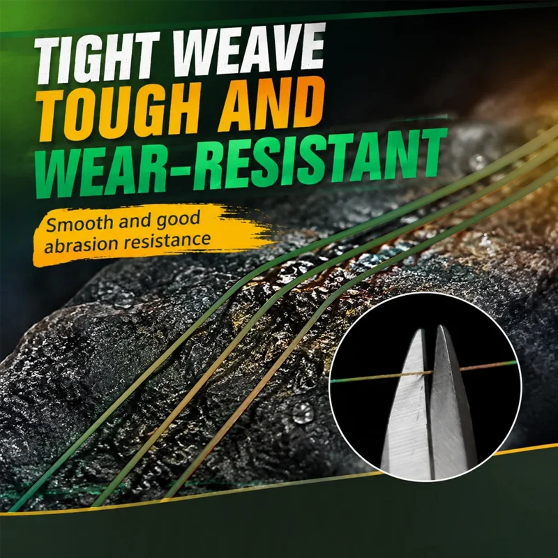 2026NEU Upgrade 21-Strang Geflochtene Angelschnur Seebarsch-Leader Multifilament-Schnüre 300M-500M-1000M Premium Super X21-Wire – Detail 3