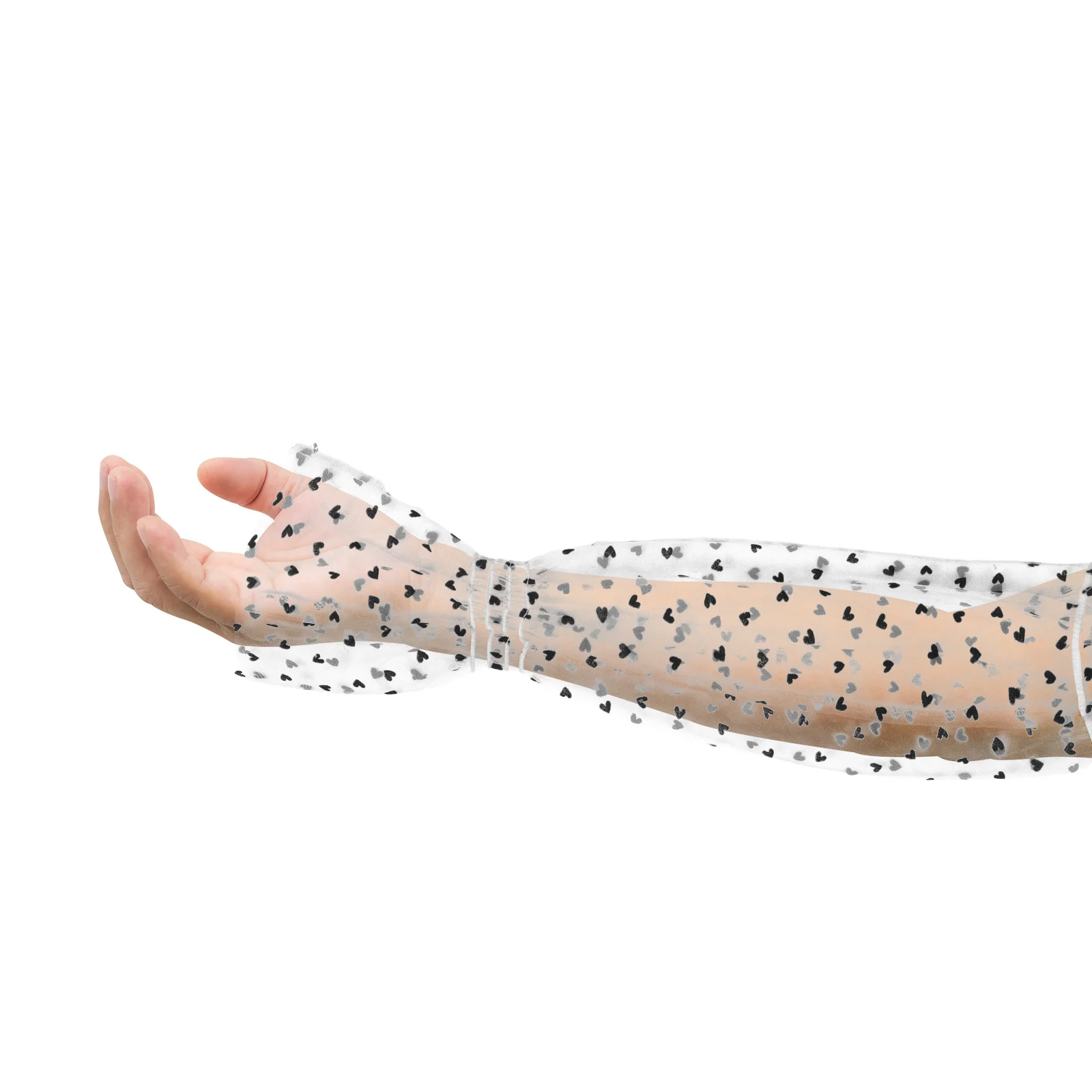 

1Pair Sheer Mesh Sun Protection Sleeves Lightweight Breathable Cooling Arm Covers Uv Protection for Outdoor Sports Travel