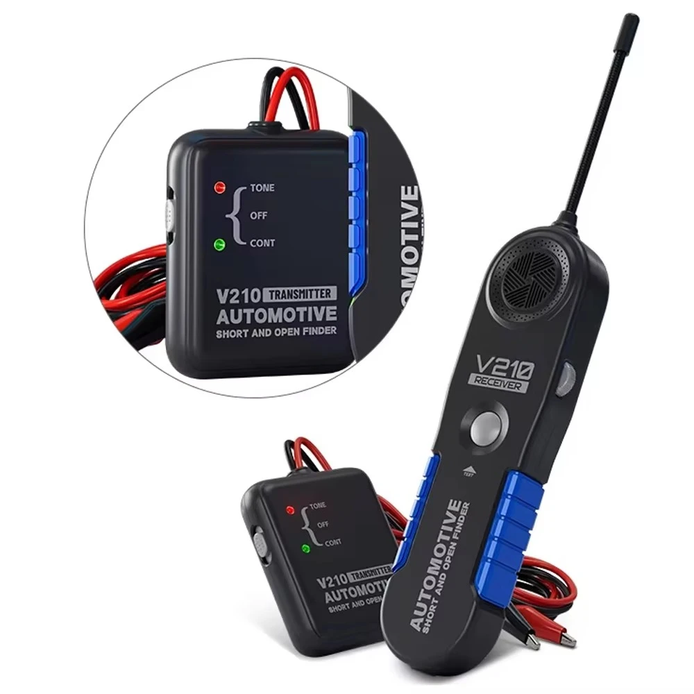 V210 Automotive Circuit Tester Car Repair Cable Circuit Wire Tracker Tracers Analyzer 6-42V Short Open Finder Checker