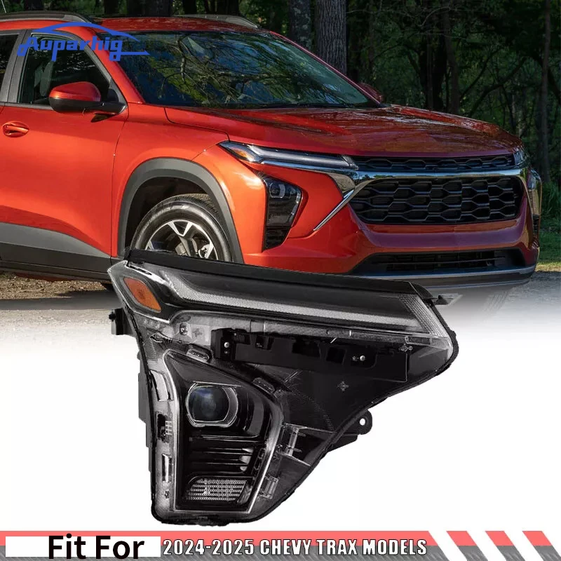 Светодиодные фары в сборе для Chevrolet Trax 2024-2025, фары DRL, дневные ходовые огни автомобиля, светодиодный проектор ближнего/дального света