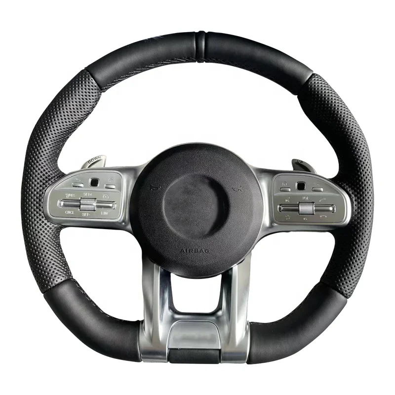 

Подходит для рулевого колеса из углеродного волокна Mercedes W205C63 W213E63 GLCW463AMG809, неразрушающая установка, другие настраиваемые