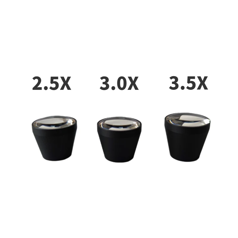 Imagem -05 - Burite Novo Mini Tamanho Ttl Lupas Lentes em Pares 2.5x 3.0x 3.5x Ttl Através da Lente Lente Usada para Fazer Ttl Lupas Dentárias