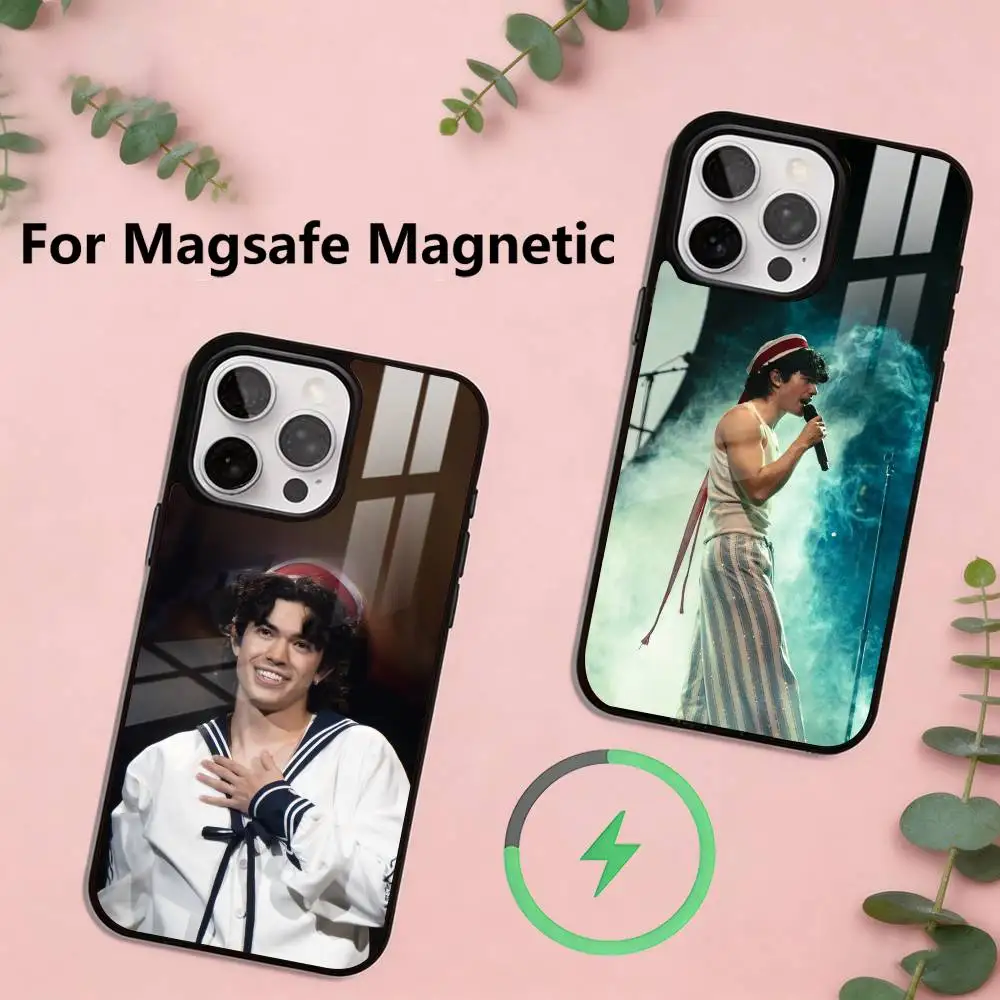 

C-Conan G-Gray singer Phone Case For iPhone17,16,15,14,13,12,11 Plus,Pro Magnetic with Magsafe Wireless Charging