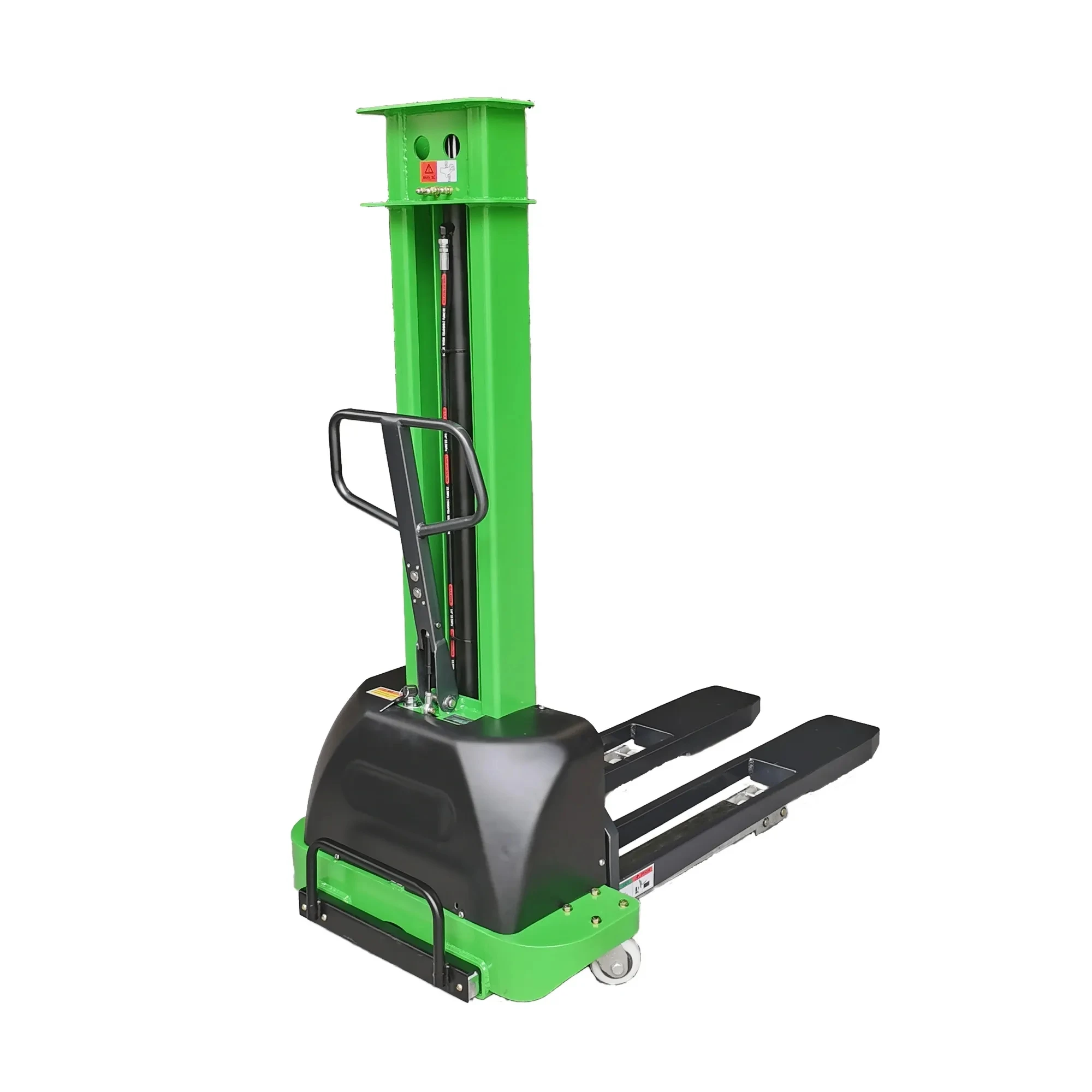 1 Ton 1.5 m Semi-electric Pallet Truck Self-loading Forklift