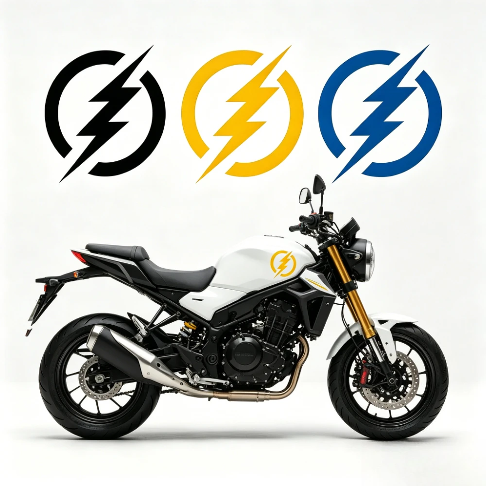 Car Sticker Waterproof Easy to Install No Residue Electric Lightning Symbol for Car Window Laptop Car Cover 15cm
