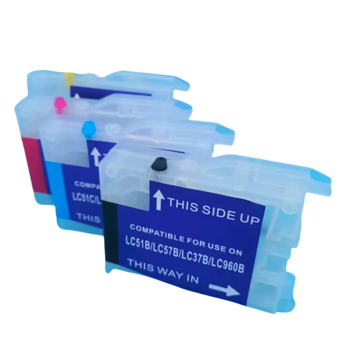 لأخيه LC51 LC57 LC37 LC960 LC970 LC10 LC1000 خرطوشة الحبر القابلة لإعادة الملء لأخيه DCP-130C 135C 150C DCP-330C 350C الطابعة #4