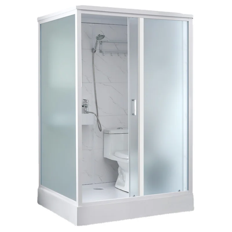

Mobile wet and dry separation bathroom, high-end finished shower room, integrated shower room with toilet squat pit partition