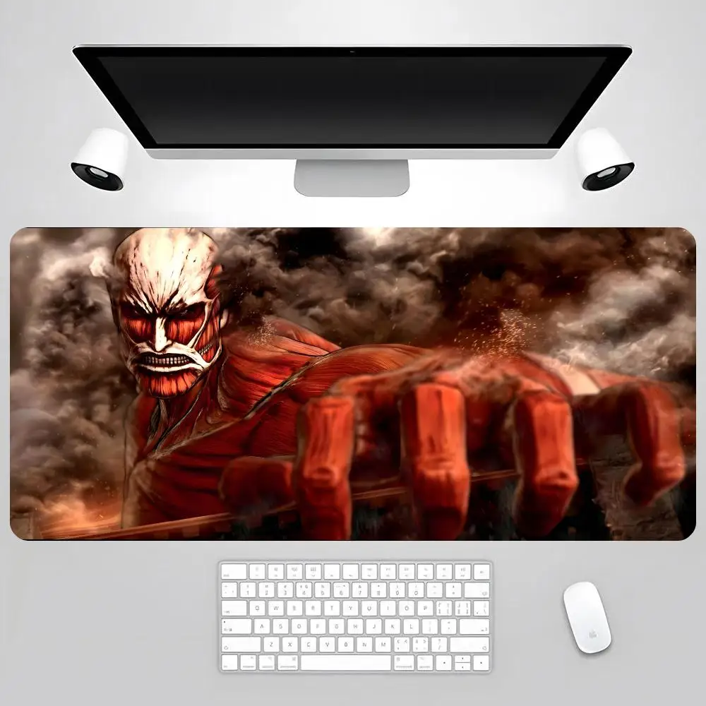 Anime Gamer PC Accessories Mouse Pad Attacks On Titanes Game Mouse mat XXL Play mat  Carpet Pad Not book Computer Mouse Baby Be