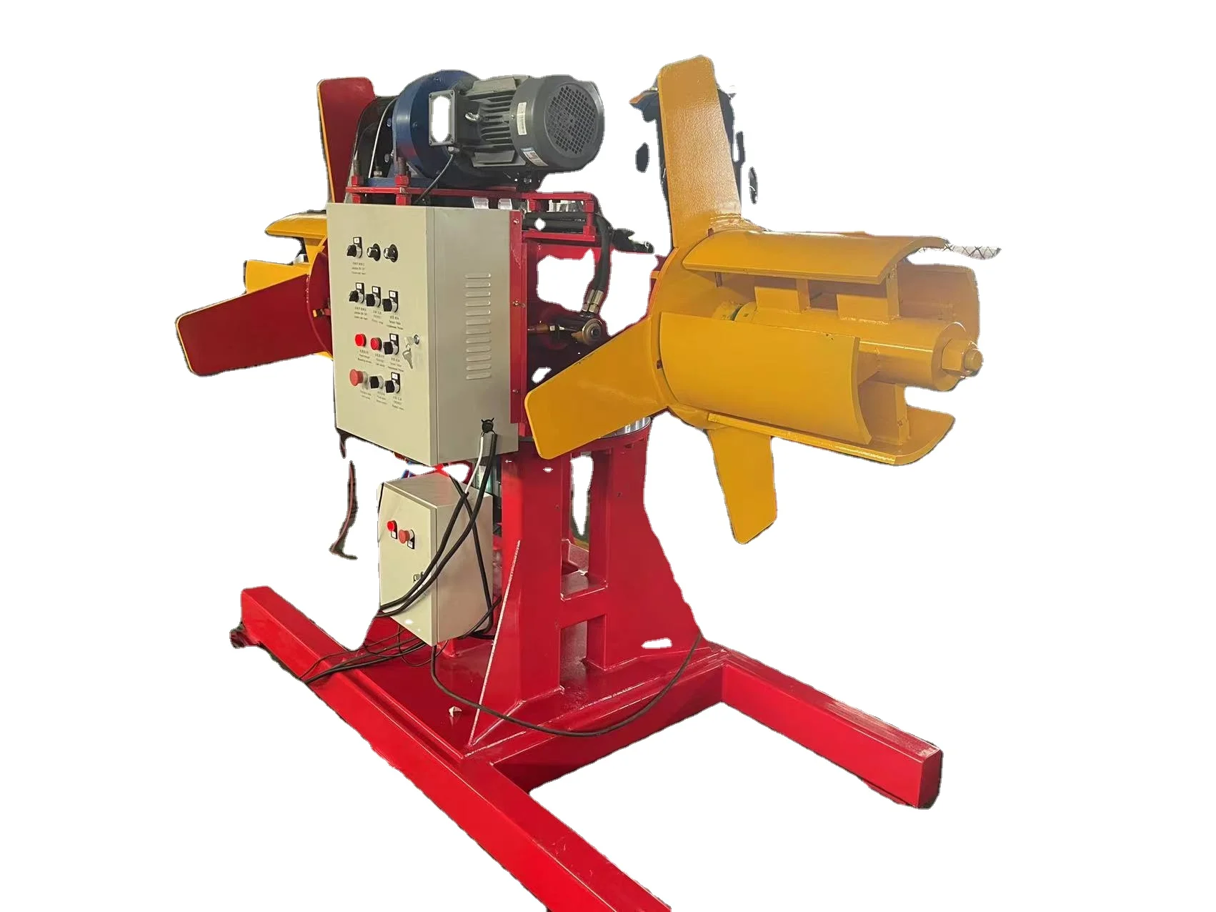 2026 High Quality Double Head Steel Coil Hydraulic Decoiler / Uncoiler Color Steel Unwinding Machine