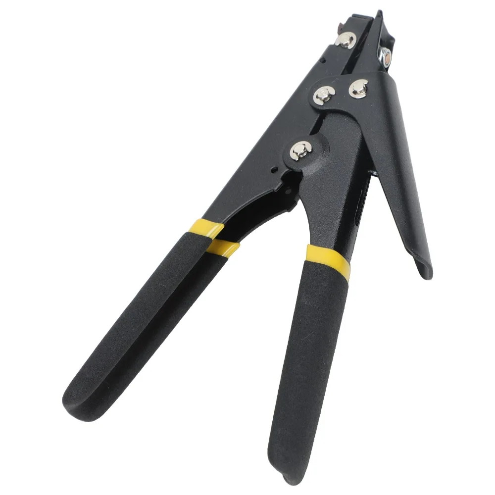 Adjustable Tension Cable Tie Tool 2.4-9mm Width Range 8 Inch Length Zip Tie Tool Portable Design Black