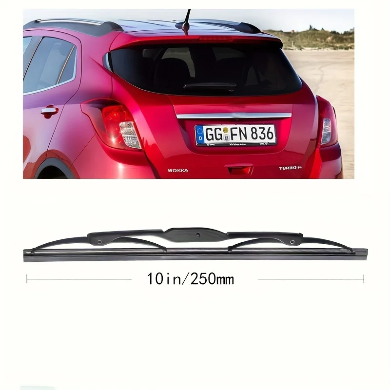 10 "Achterruitenwisserblad Voorruit Schoon Achterklepraam Auto Regenborstel Voor Opel Mokka Een 2012 - 2020