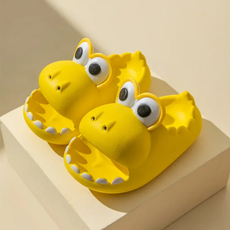 2023 New Cartoon Hippo Summer Girls Boys Sandals Slippers For Kids EVA Soft Sole Antiskid Indoor Home Children Baby Slides Shoes