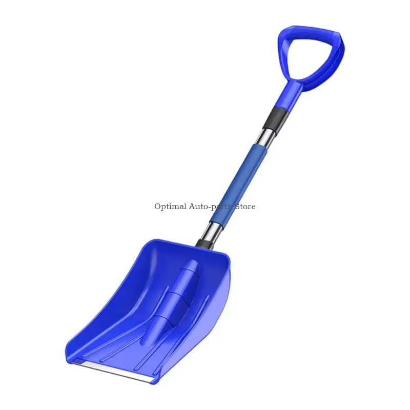  D-Grip Snow Shovel with Plastic Blade for Moving Winter Snow