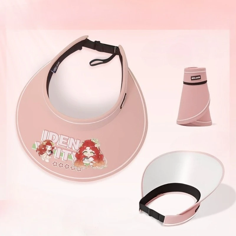 الهوية الخامس Naiad غريس البستاني إيما وودز سجين لوكا البلسا الكرتون لطيف طباعة في الهواء الطلق الأشعة فوق البنفسجية الظل فارغة أفضل قبعة هدية عيد #3